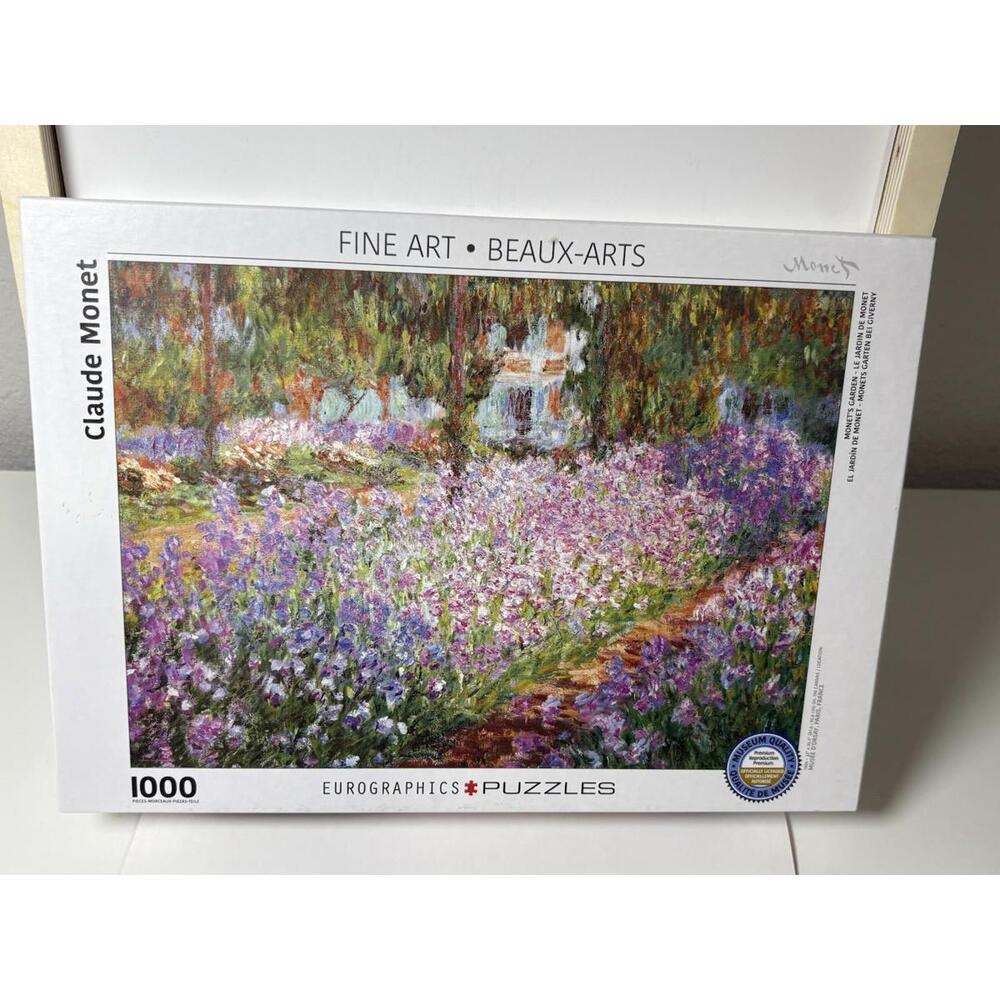 Eurographics Fine Art Collection 1000 Piece Jigsaw Puzzle -‎ Claude Monet Garden